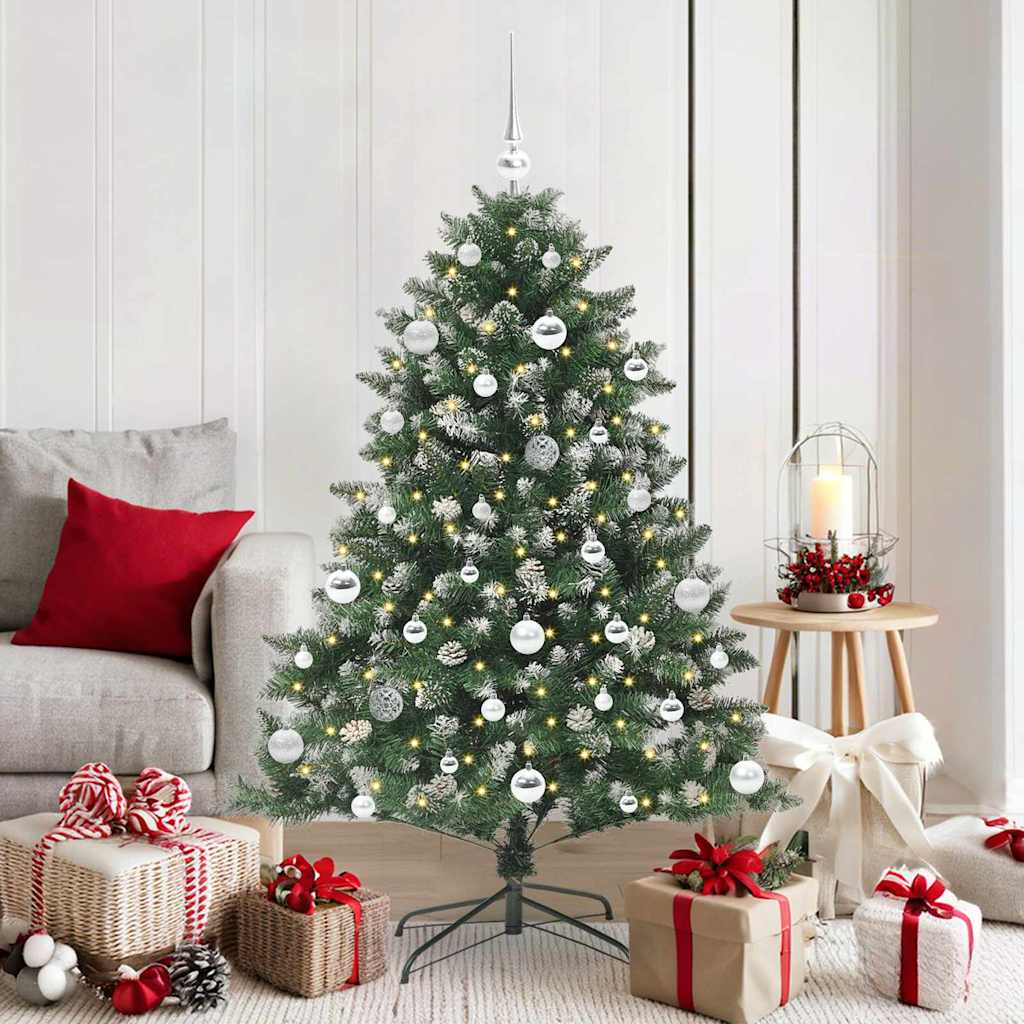 Sapin de Noël artificiel Vert 150 cm PVC, plastique et acier - XIOS