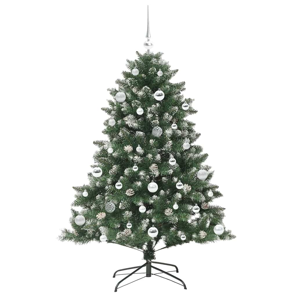 Sapin de Noël artificiel Vert 150 cm PVC, plastique et acier - XIOS