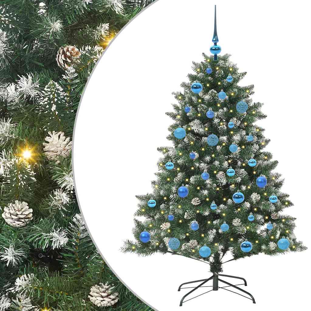 Sapin de Noël artificiel Vert 150 cm PVC, plastique et acier - XIOS