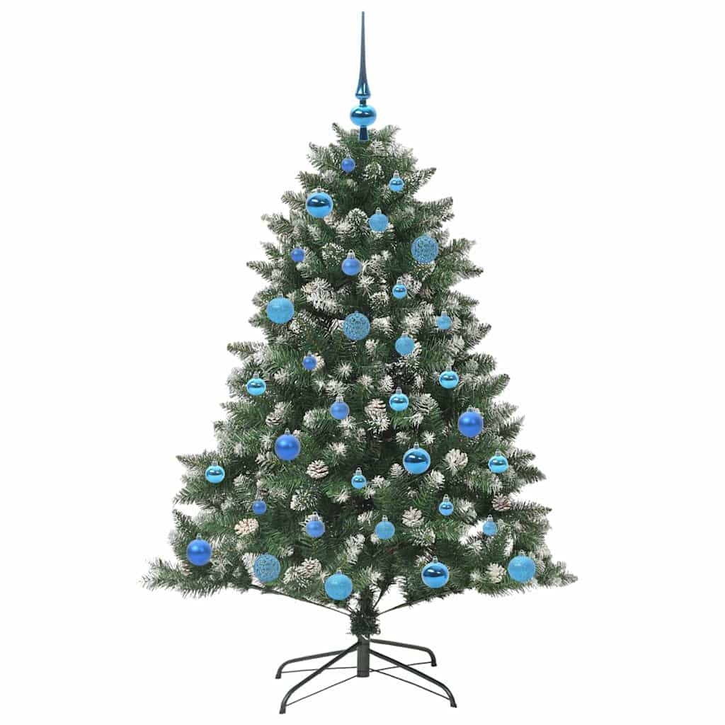 Sapin de Noël artificiel Vert 150 cm PVC, plastique et acier - XIOS
