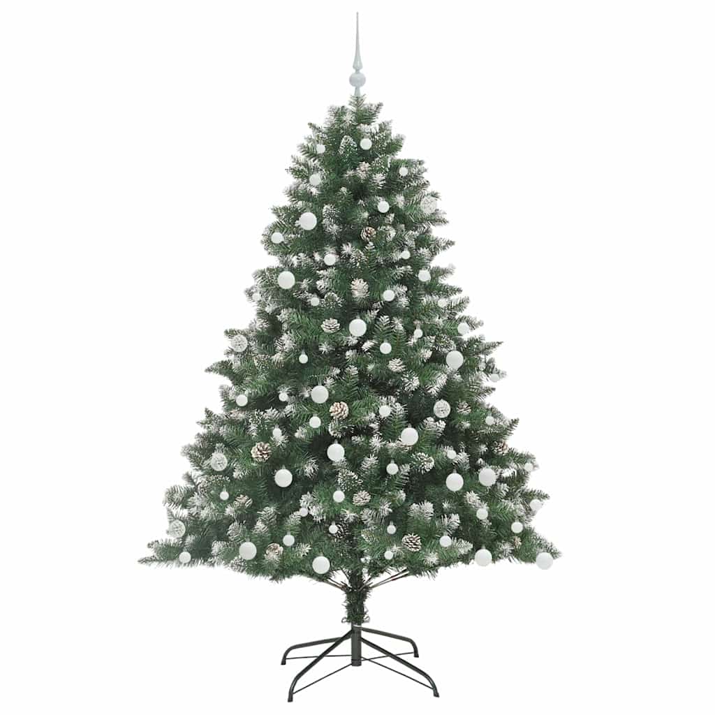Sapin de Noël artificiel Vert 180 cm PVC, plastique et acier - XIOS
