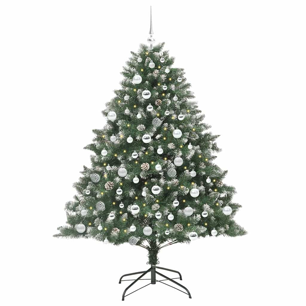 Sapin de Noël artificiel avec 300 LED Vert 126 x 126 x 180 cm - XIOS