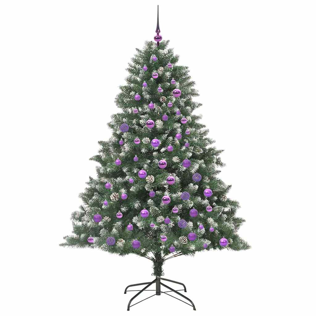 Sapin de Noël artificiel avec 300 LED Vert 126 x 126 x 180 cm - XIOS