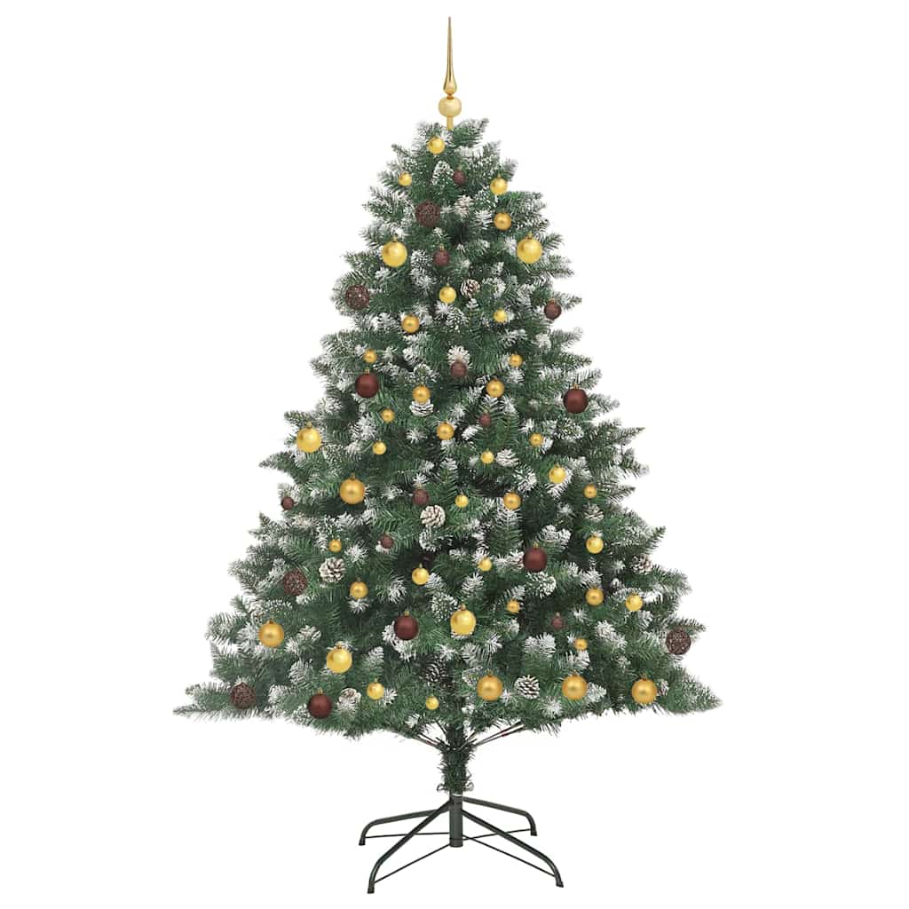 Sapin de Noël artificiel Vert 210 cm PVC, plastique et acier - XIOS