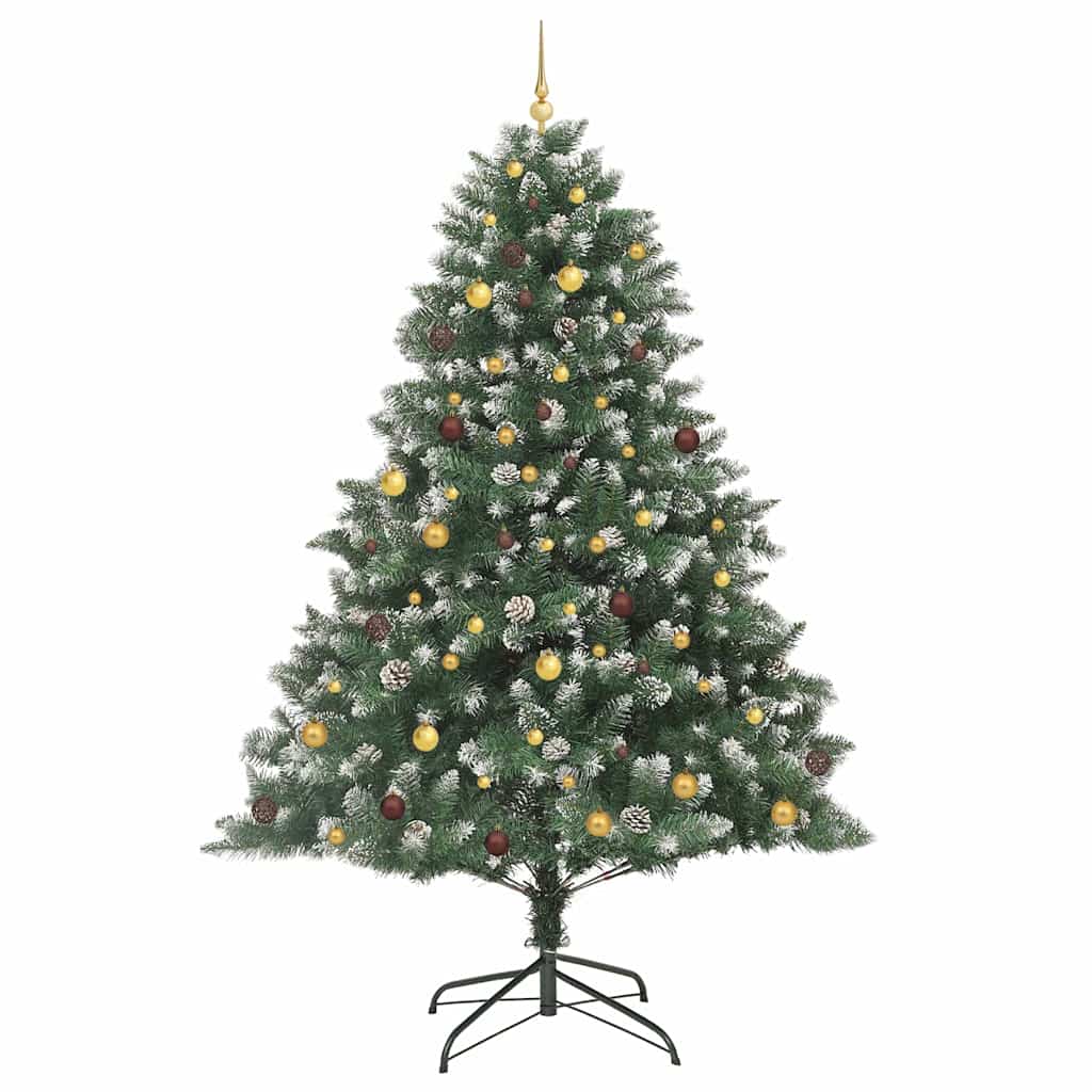 Sapin de Noël artificiel Vert 240 cm PVC, plastique et acier