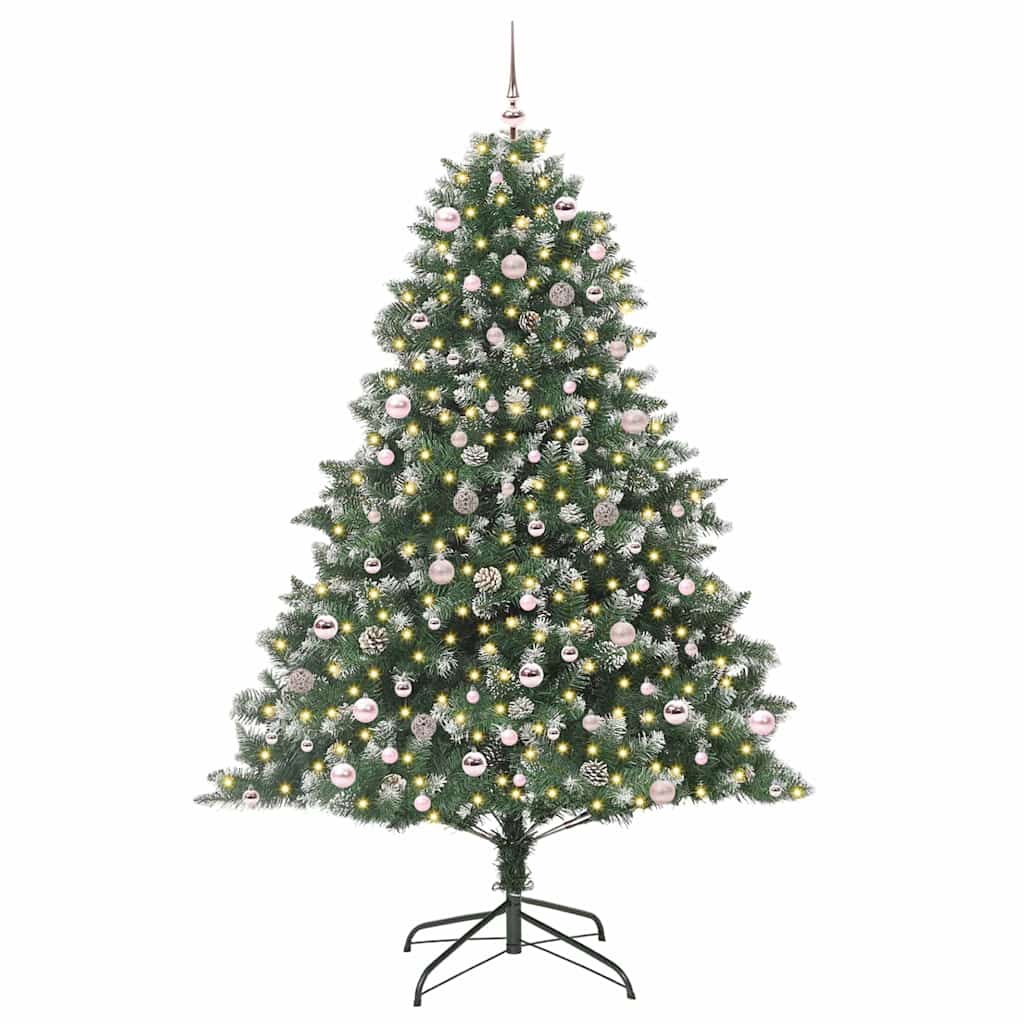 Sapin de Noël artificiel avec 300 LED Vert 160 x 160 x 240 cm - XIOS