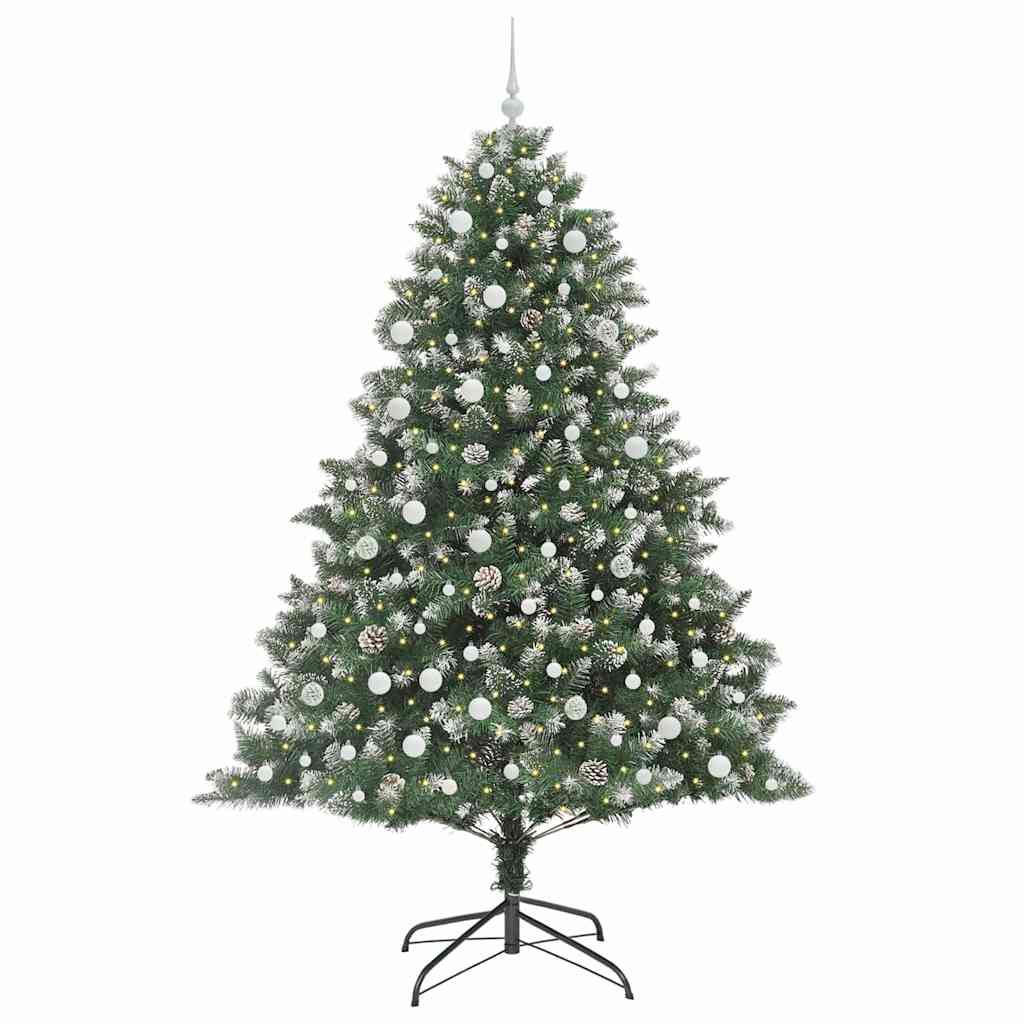 Sapin de Noël artificiel avec 300 LED Vert 160 x 160 x 240 cm - XIOS