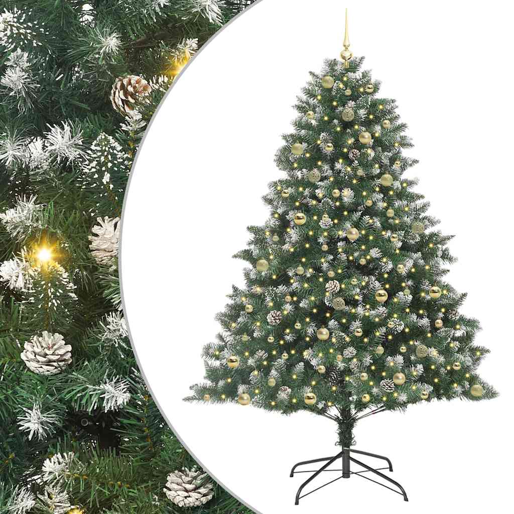 Sapin de Noël artificiel avec 300 LED Vert 160 x 160 x 240 cm - XIOS