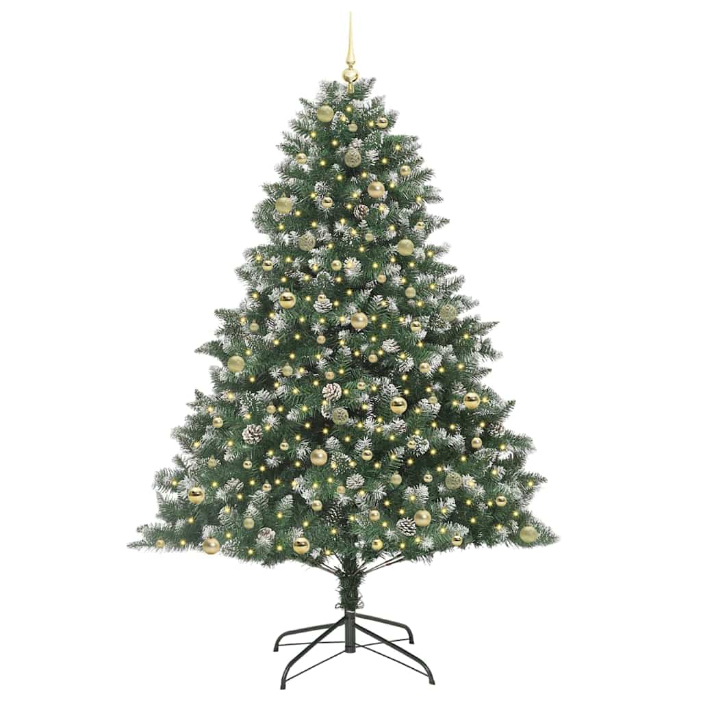 Sapin de Noël artificiel avec 300 LED Vert 160 x 160 x 240 cm - XIOS