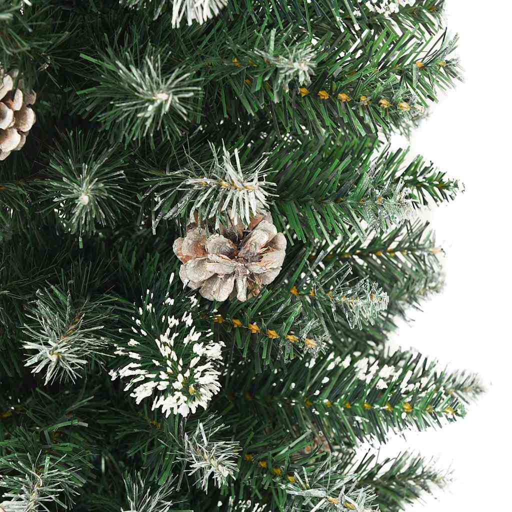 Arbre de Noël artificiel slim avec 150 LED Vert et blanc 150 cm - XIOS