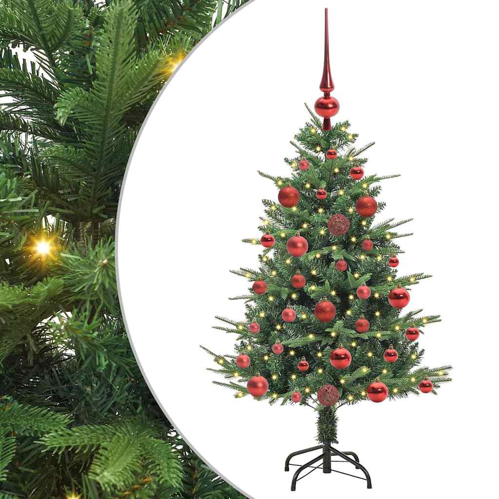Sapin de Noël artificiel pré-éclairé avec set de boules Vert - XIOS