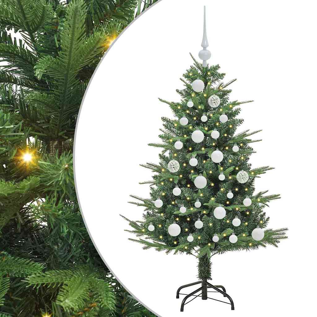 Sapin de Noël artificiel pré-éclairé avec set de boules Vert - XIOS