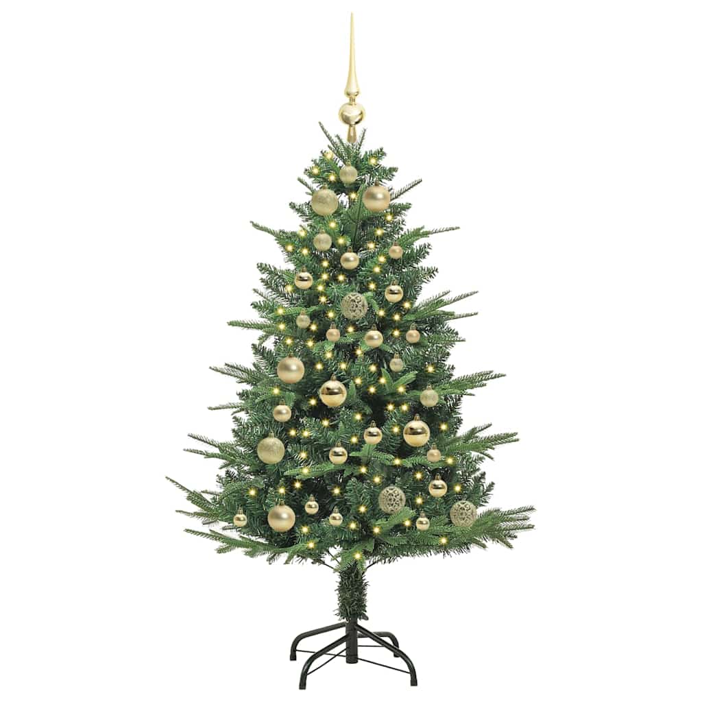 Sapin de Noël artificiel pré-éclairé avec set de boules Vert - XIOS