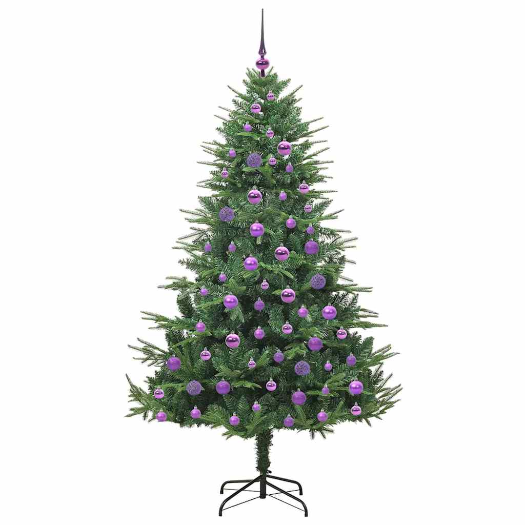 Sapin de Noël artificiel pré-éclairé avec set de boules Vert - XIOS