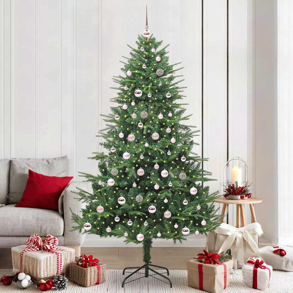 Sapin de Noël artificiel pré-éclairé avec set de boules Vert - XIOS