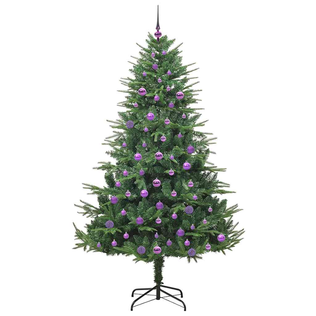 Sapin de Noël artificiel pré-éclairé avec set de boules Vert - XIOS