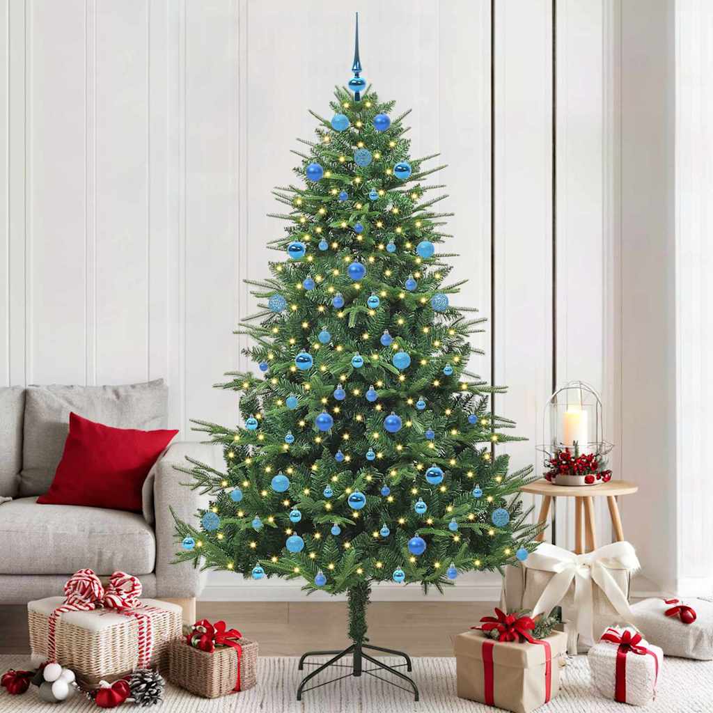 Sapin de Noël artificiel pré-éclairé avec set de boules Vert - XIOS