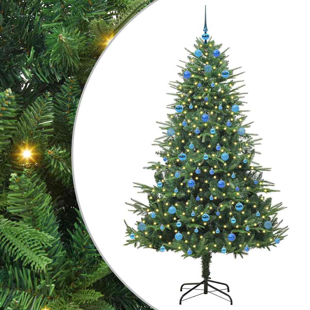 Sapin de Noël artificiel pré-éclairé avec set de boules Vert - XIOS