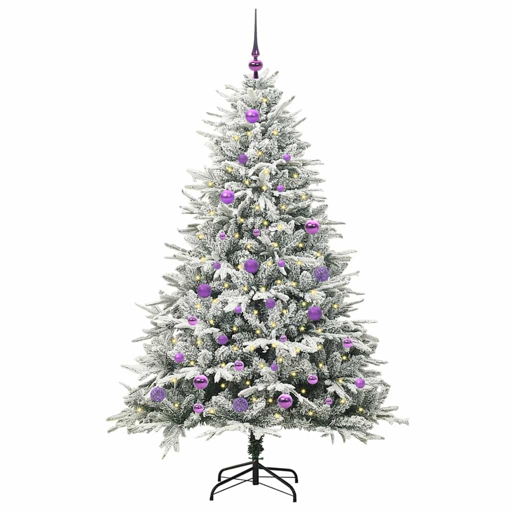 Sapin de Noël artificiel pré-éclairé avec set de boules Vert - XIOS