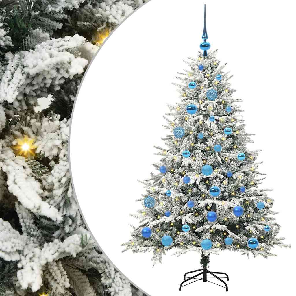 Sapin de Noël artificiel pré-éclairé avec set de boules Vert - XIOS