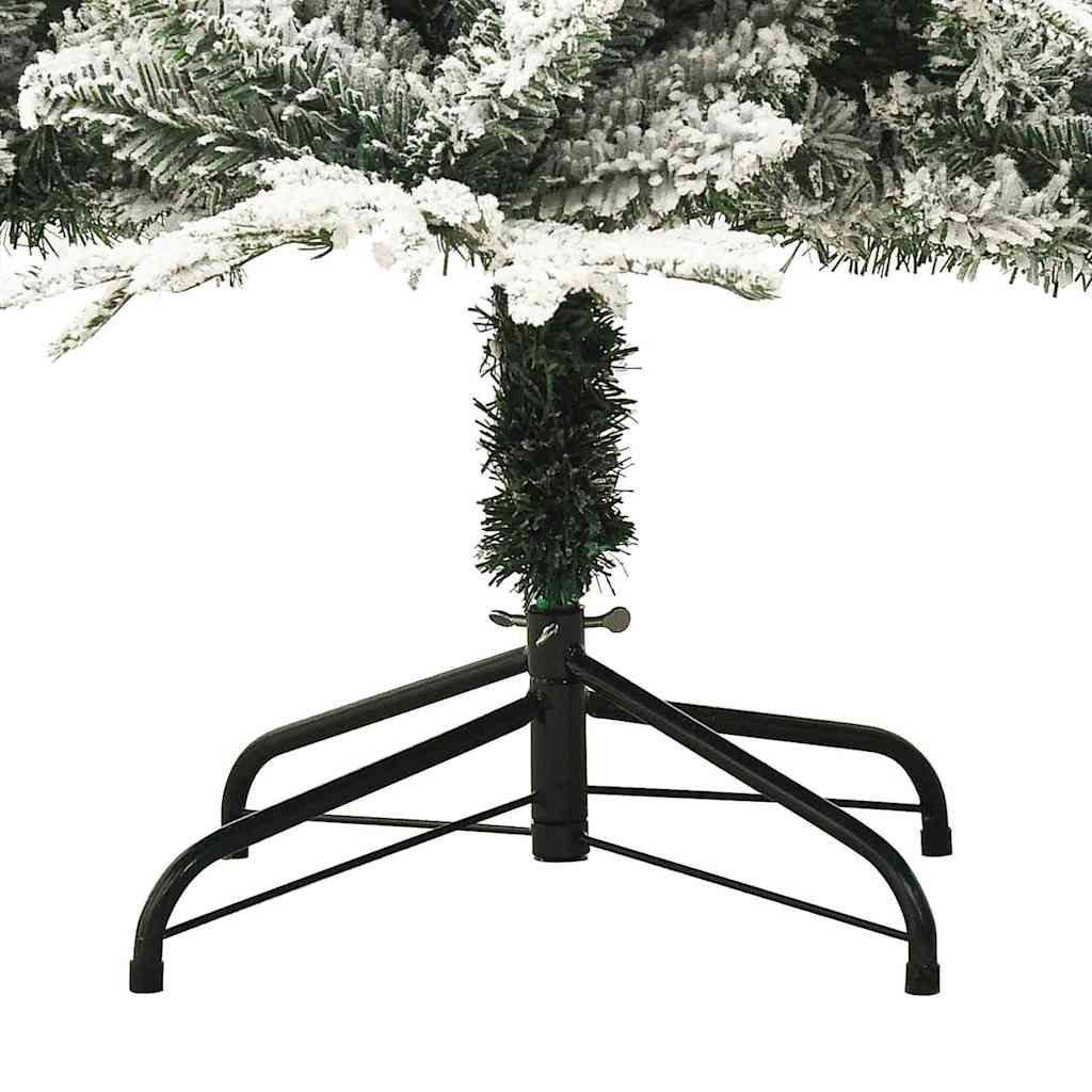 Sapin de Noël artificiel pré-éclairé Vert 180 cm PVC et PE