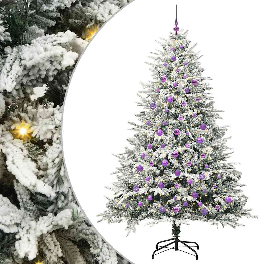 Sapin de Noël artificiel pré-éclairé avec set de boules Vert - XIOS
