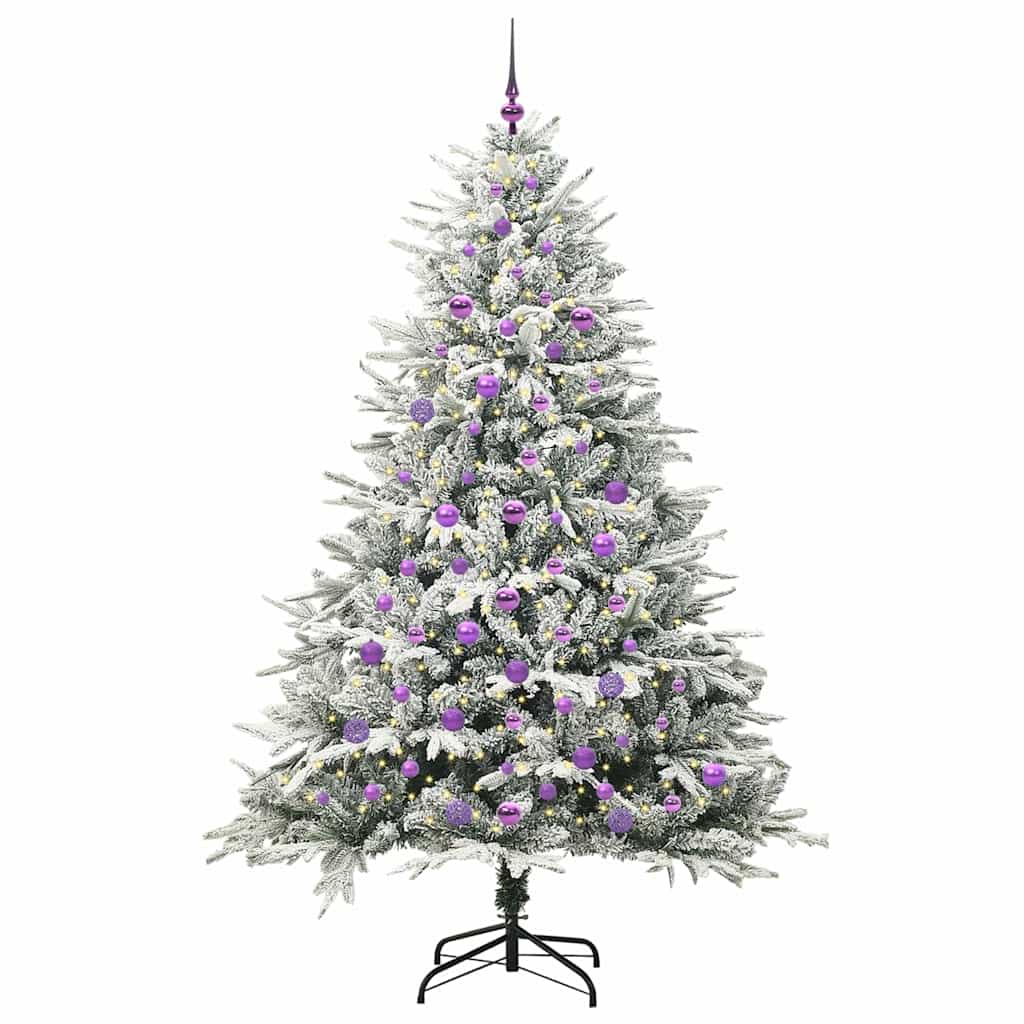 Sapin de Noël artificiel pré-éclairé avec set de boules Vert - XIOS