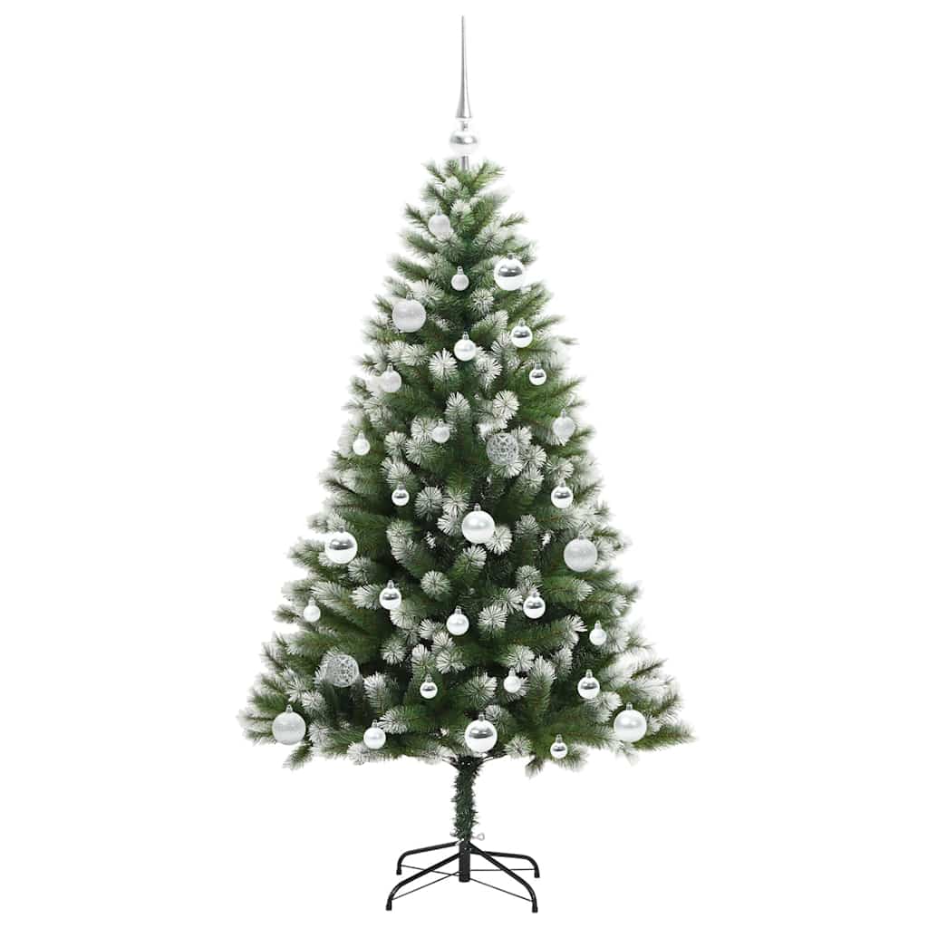 Sapin de Noël artificiel à charnière avec neige en flocons - XIOS