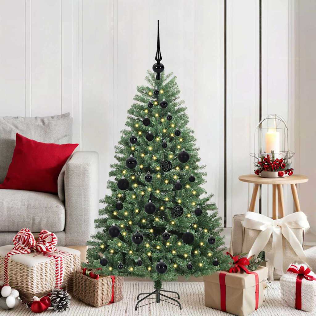 Sapin de Noël Artificiel à Branches Articulées Vert 120 cm - XIOS