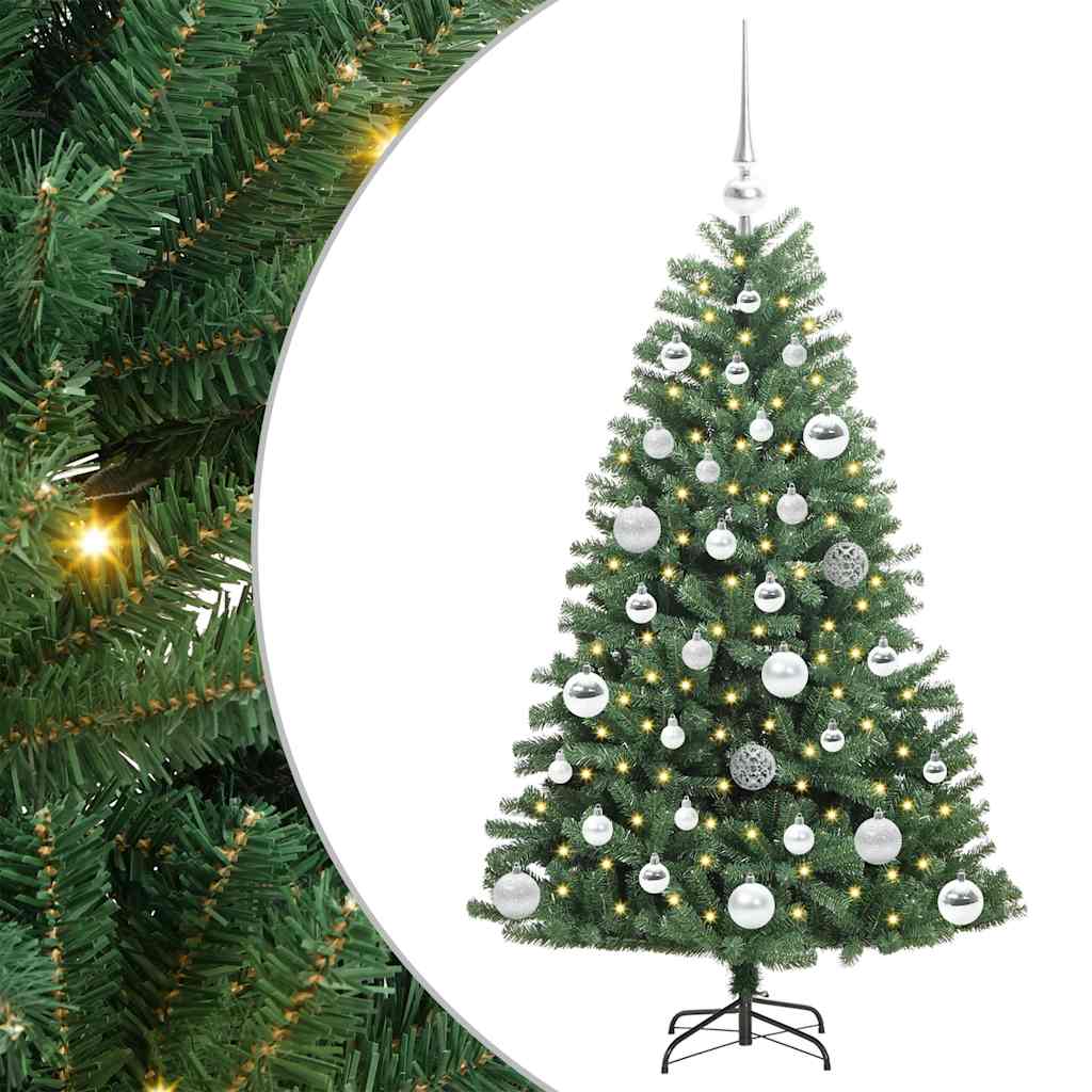 Sapin de Noël Artificiel à Branches Articulées Vert 120 cm - XIOS