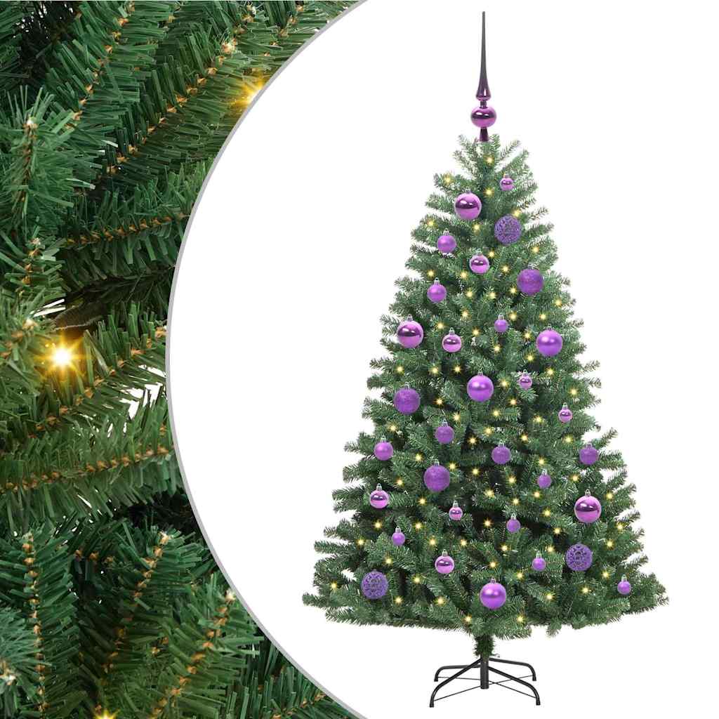 Sapin de Noël Artificiel à Branches Articulées Vert 120 cm - XIOS