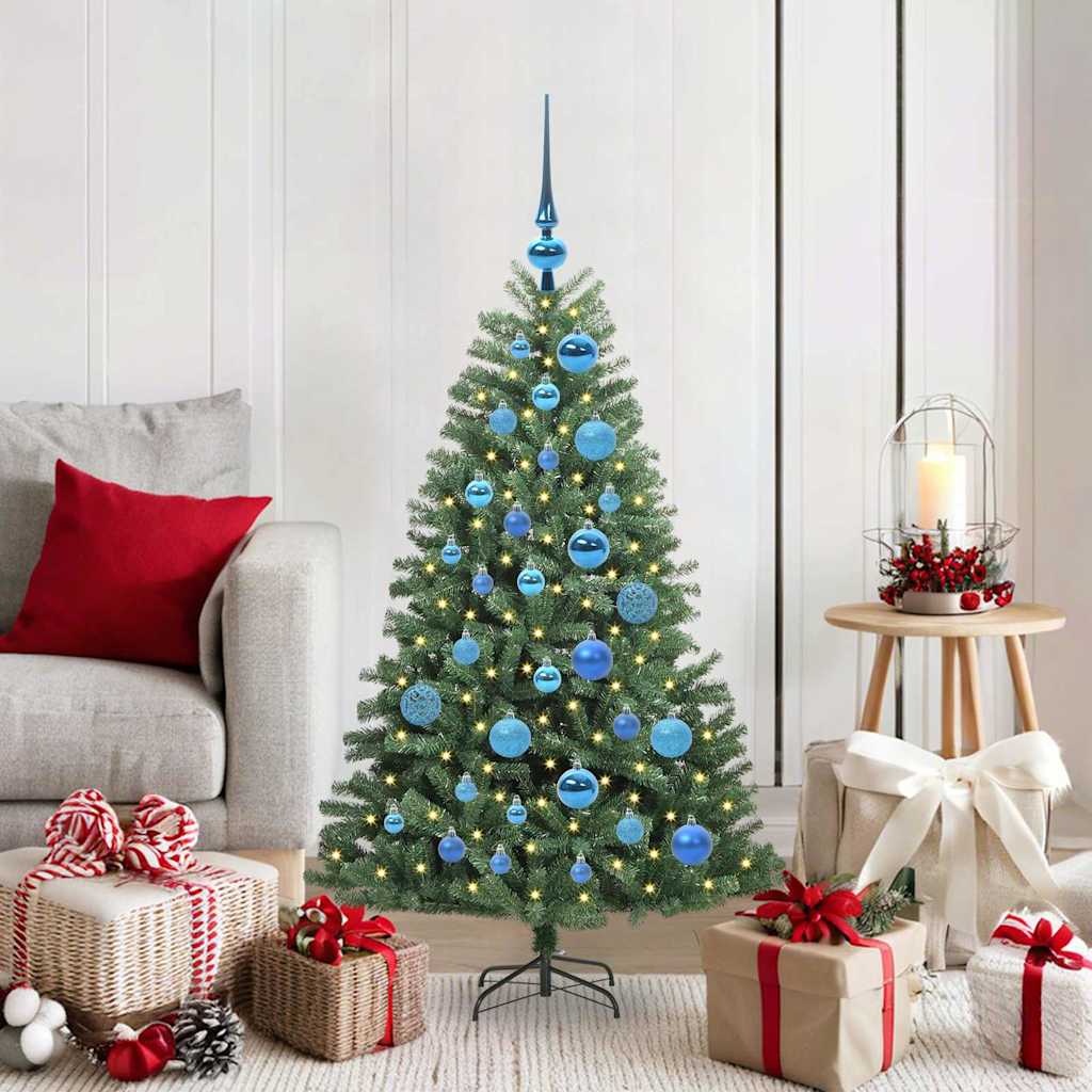Sapin de Noël Artificiel à Branches Articulées Vert 120 cm - XIOS