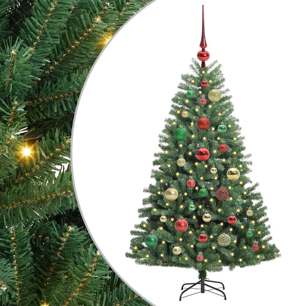 Sapin de Noël Artificiel à Branches Articulées Vert 120 cm - XIOS