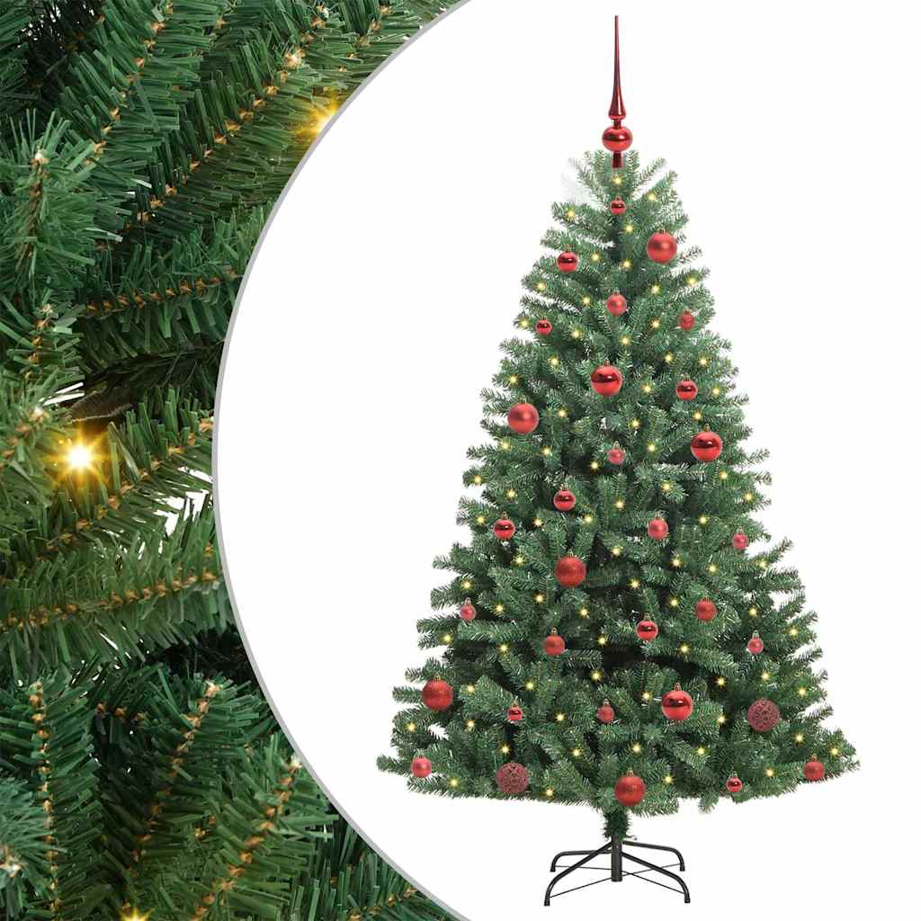 Sapin de Noël Artificiel à Branches Articulées Vert 150 cm - XIOS