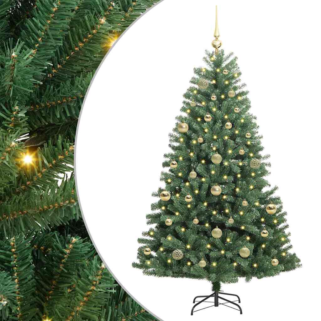 Sapin de Noël Artificiel à Branches Articulées Vert 150 cm - XIOS