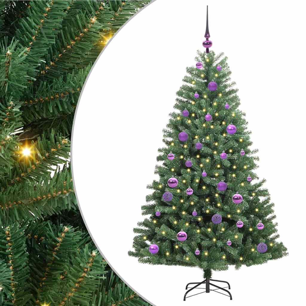 Sapin de Noël Artificiel à Branches Articulées Vert 150 cm - XIOS