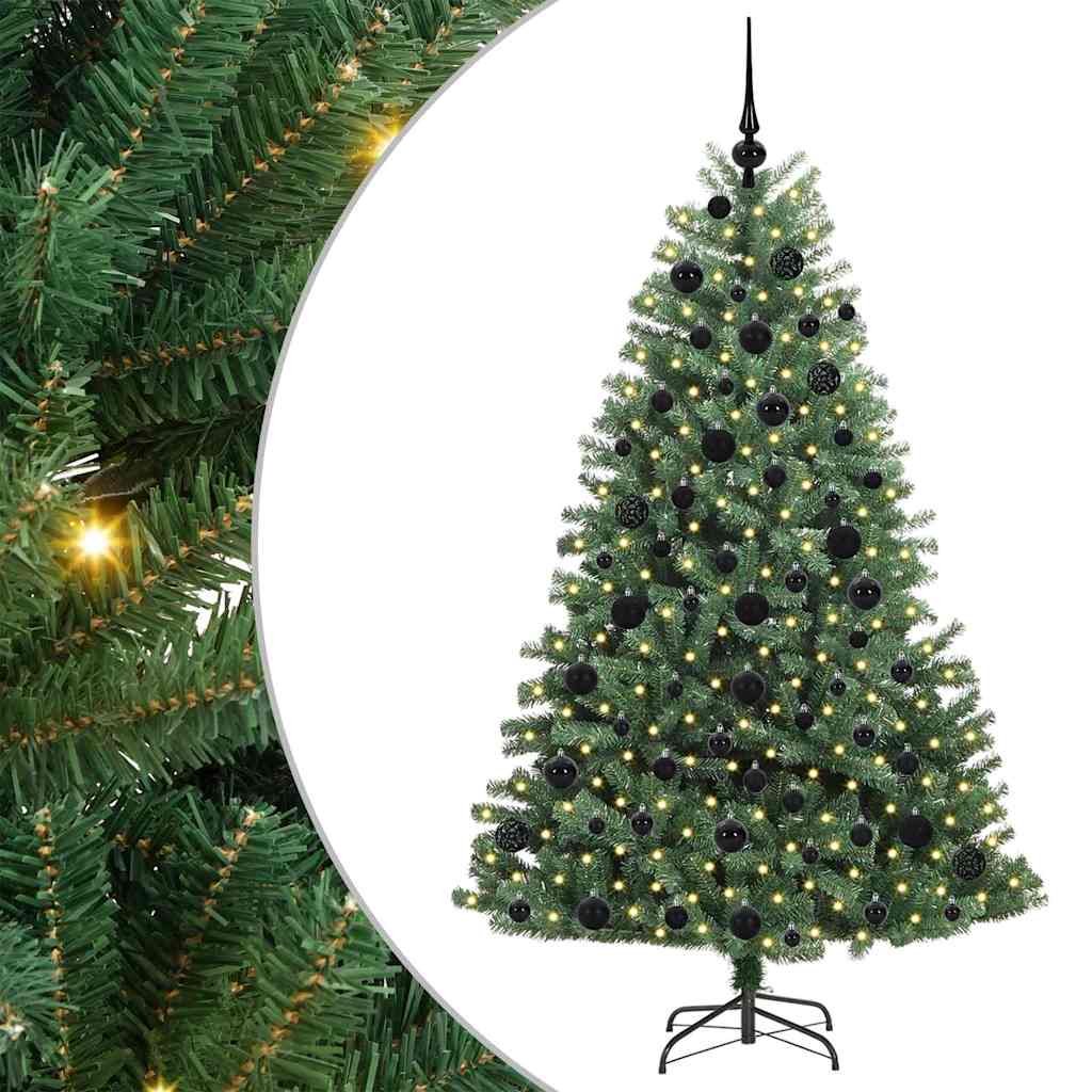 Sapin de Noël Artificiel à Branches Articulées Vert 180 cm