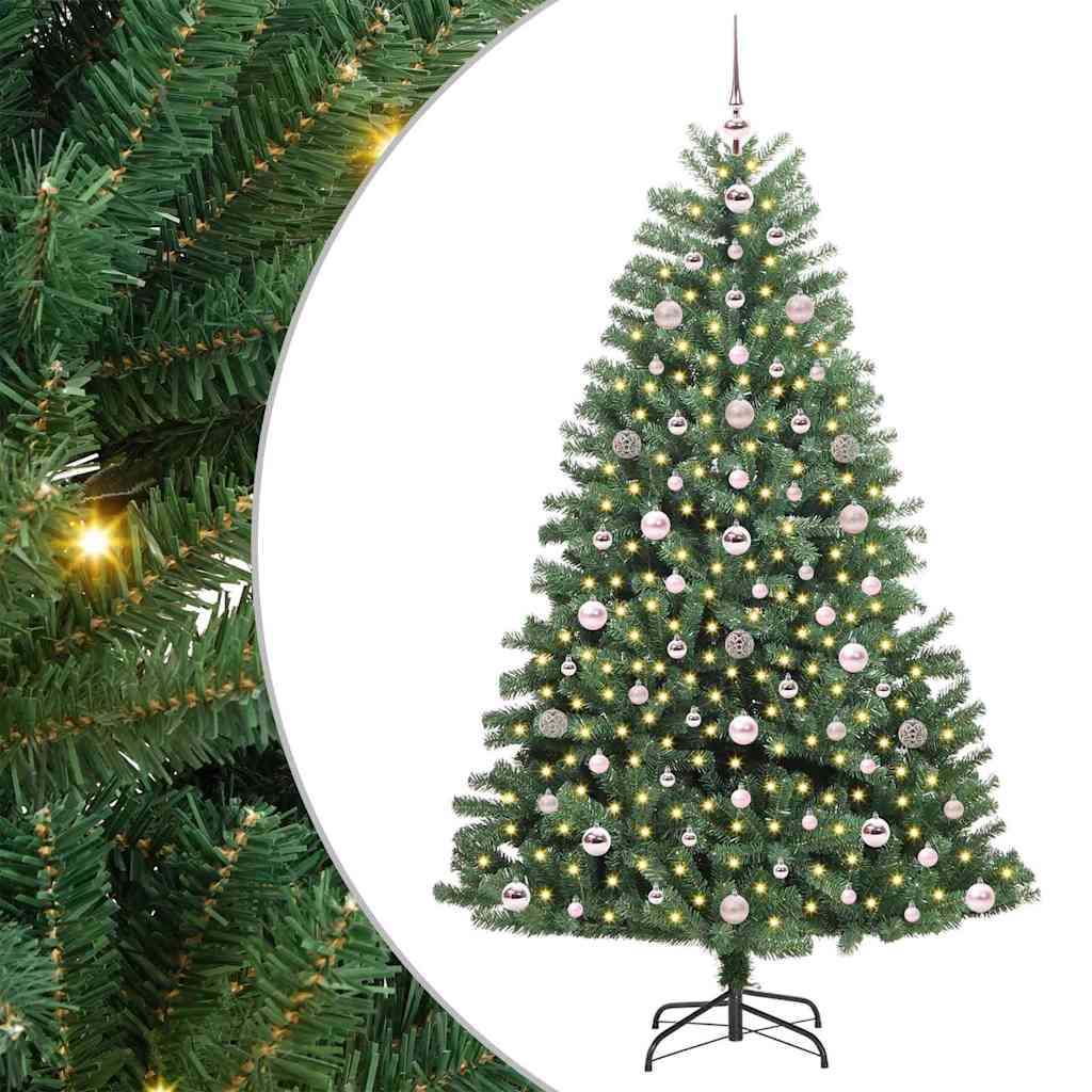 Sapin de Noël Artificiel à Branches Articulées Vert 180 cm