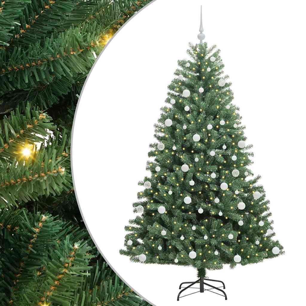 Sapin de Noël Artificiel à Branches Articulées Vert 180 cm