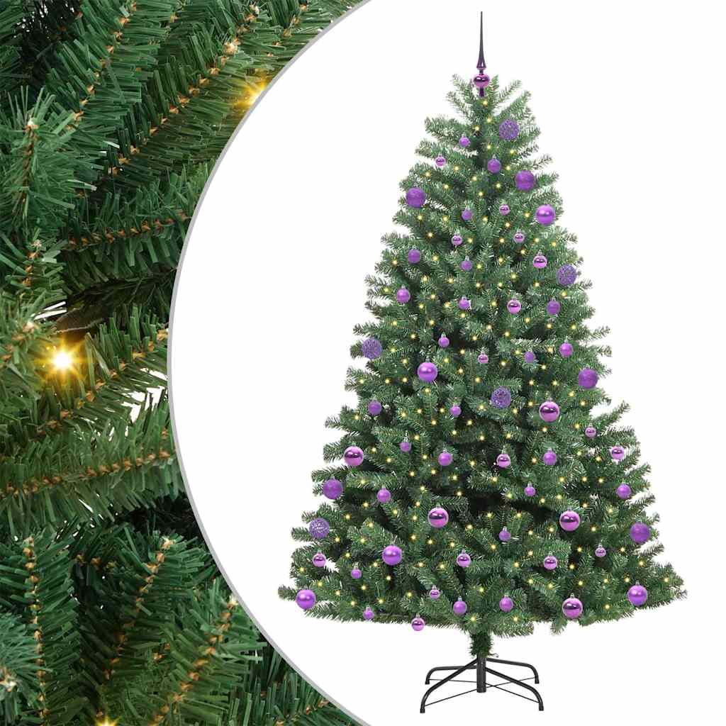 Sapin de Noël Artificiel à Branches Articulées Vert 180 cm