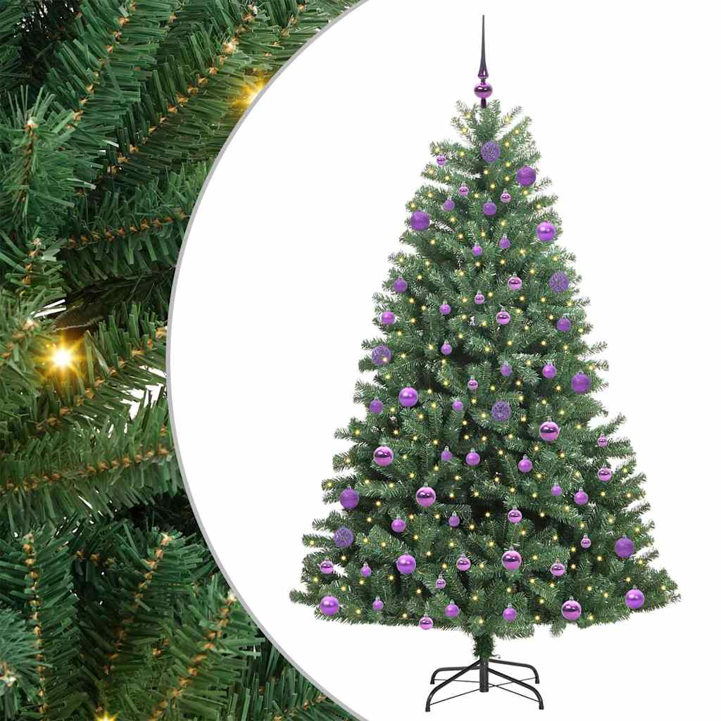 Sapin de Noël Artificiel à Branches Articulées Vert 210 cm - XIOS