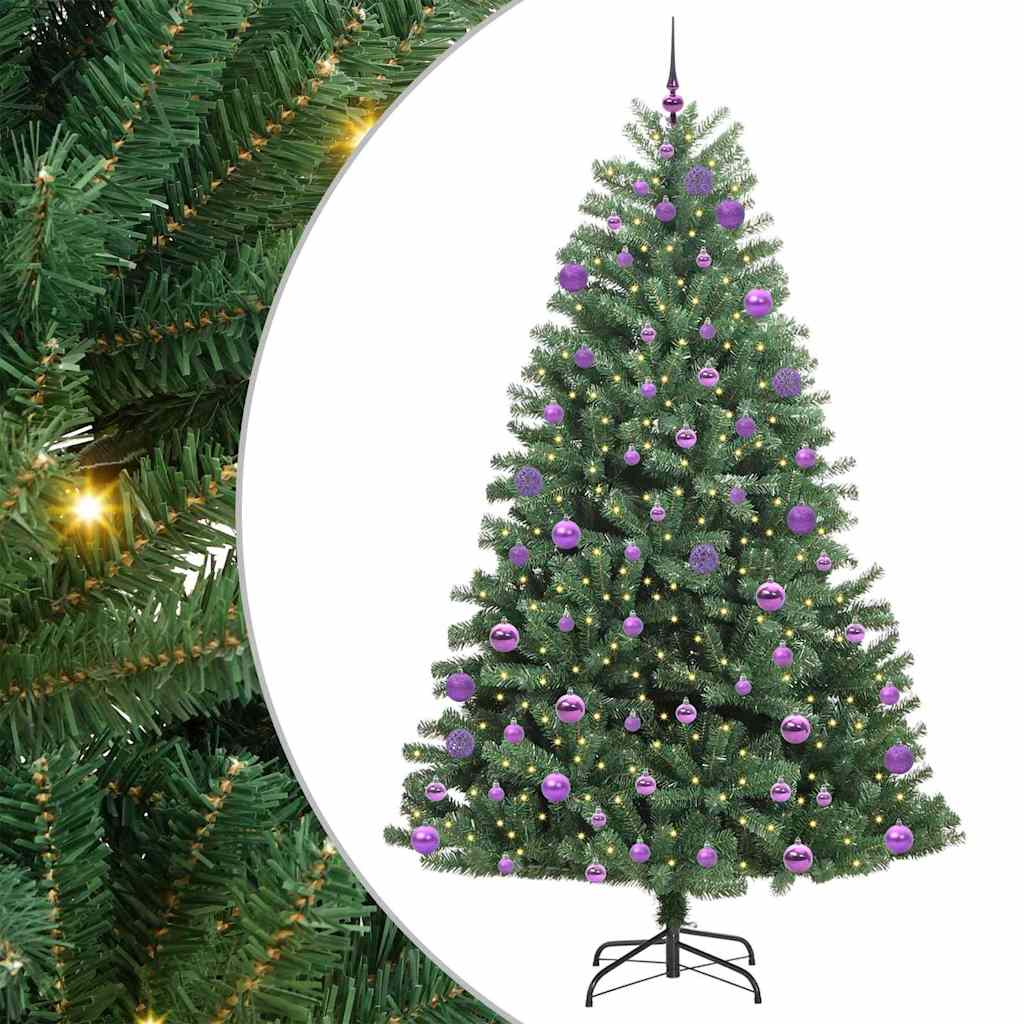 Sapin de Noël Artificiel à Branches Articulées Vert 240 cm - XIOS