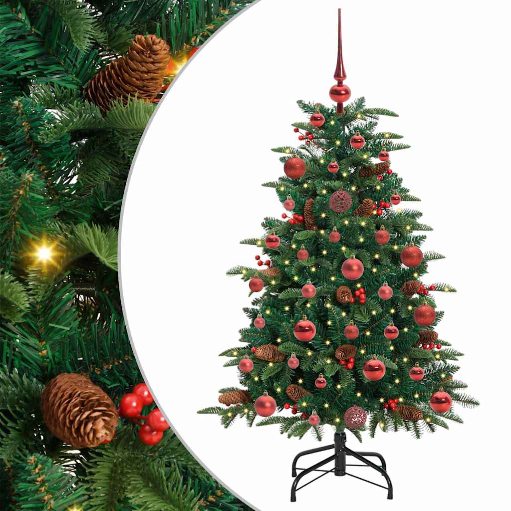 Sapin de Noël artificiel Vert 120 cm PVC, métal et plastique - XIOS