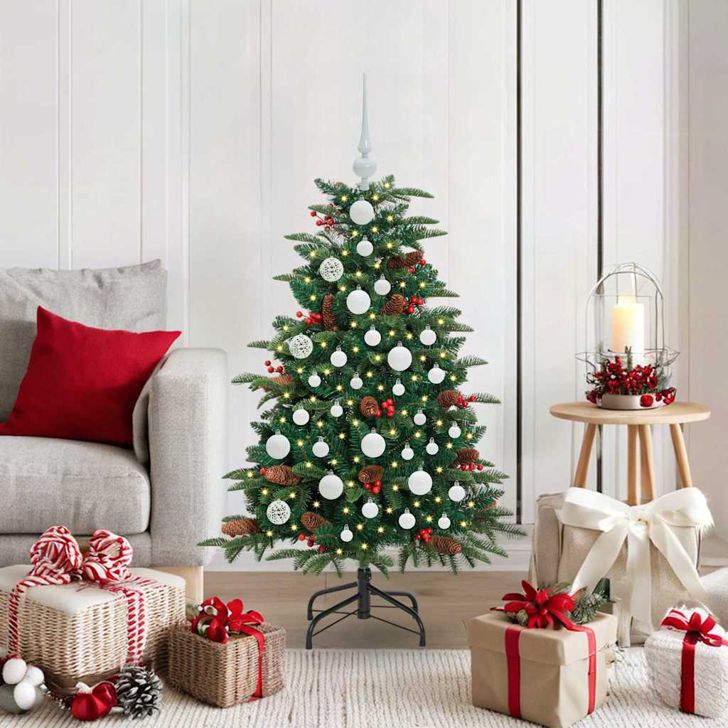 Sapin de Noël artificiel Vert 120 cm PVC, métal et plastique - XIOS
