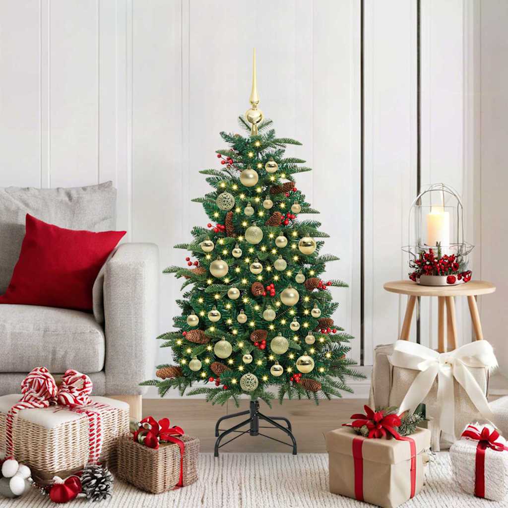 Sapin de Noël artificiel Vert 120 cm PVC, métal et plastique - XIOS