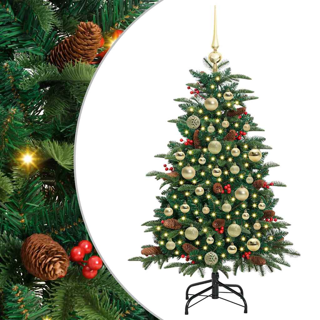 Sapin de Noël artificiel Vert 120 cm PVC, métal et plastique - XIOS