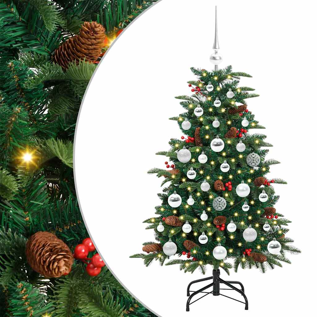 Sapin de Noël artificiel Vert 120 cm PVC, métal et plastique - XIOS