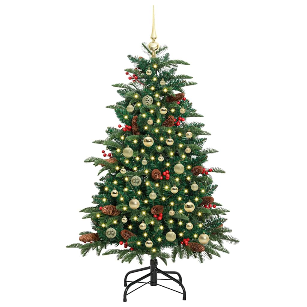 Sapin de Noël artificiel Vert 150 cm PVC, métal et plastique - XIOS