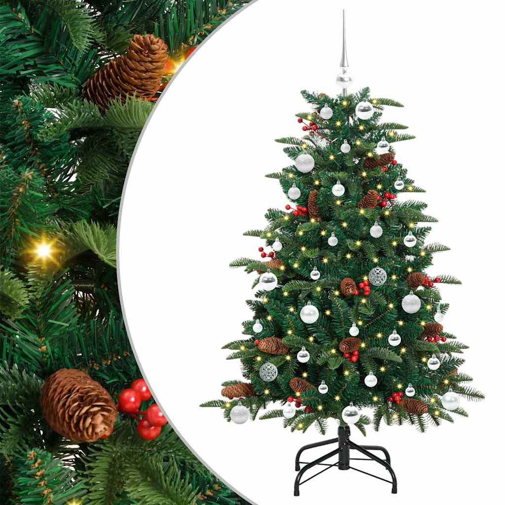 Sapin de Noël artificiel Vert 150 cm PVC, métal et plastique - XIOS