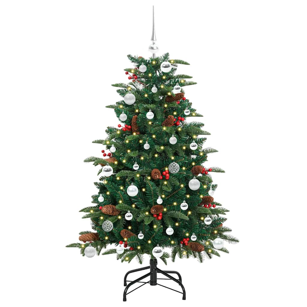 Sapin de Noël artificiel Vert 150 cm PVC, métal et plastique - XIOS